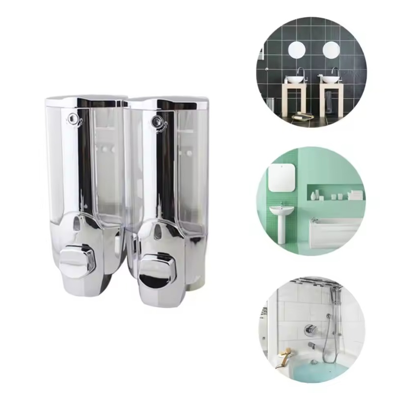 NEW ABS Wall Mounted Soap Disp - Home Bathroom Wall Soap Dispenser recension och pris