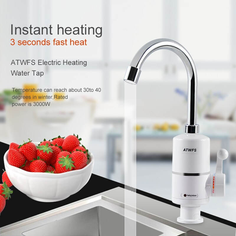 ATWFS Tankless Electric Newest - Home Bathroom Water Heater recension och pris