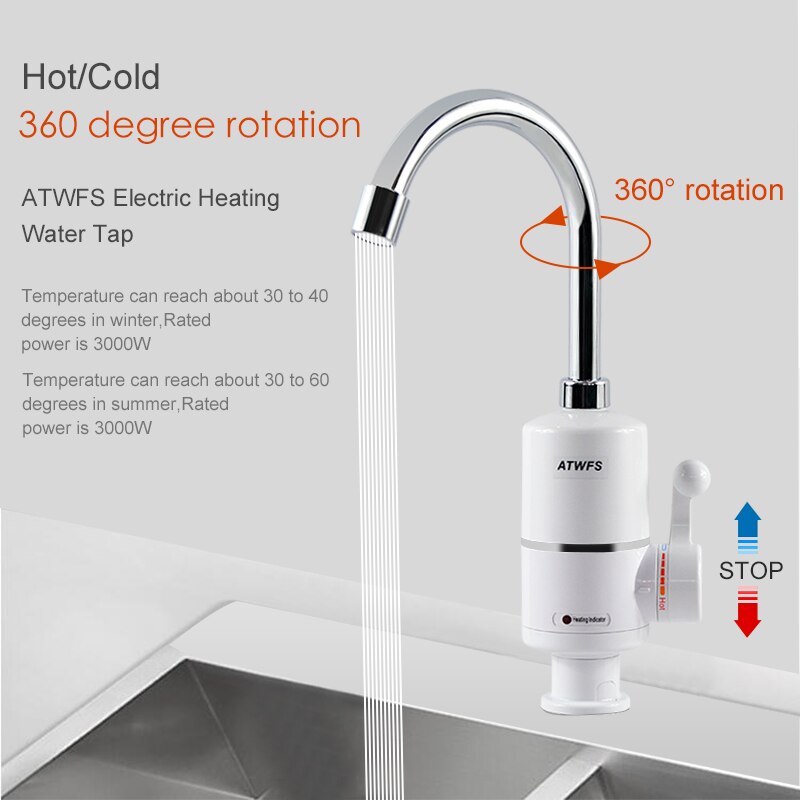 ATWFS Tankless Electric Newest - Home Bathroom Water Heater recension och pris