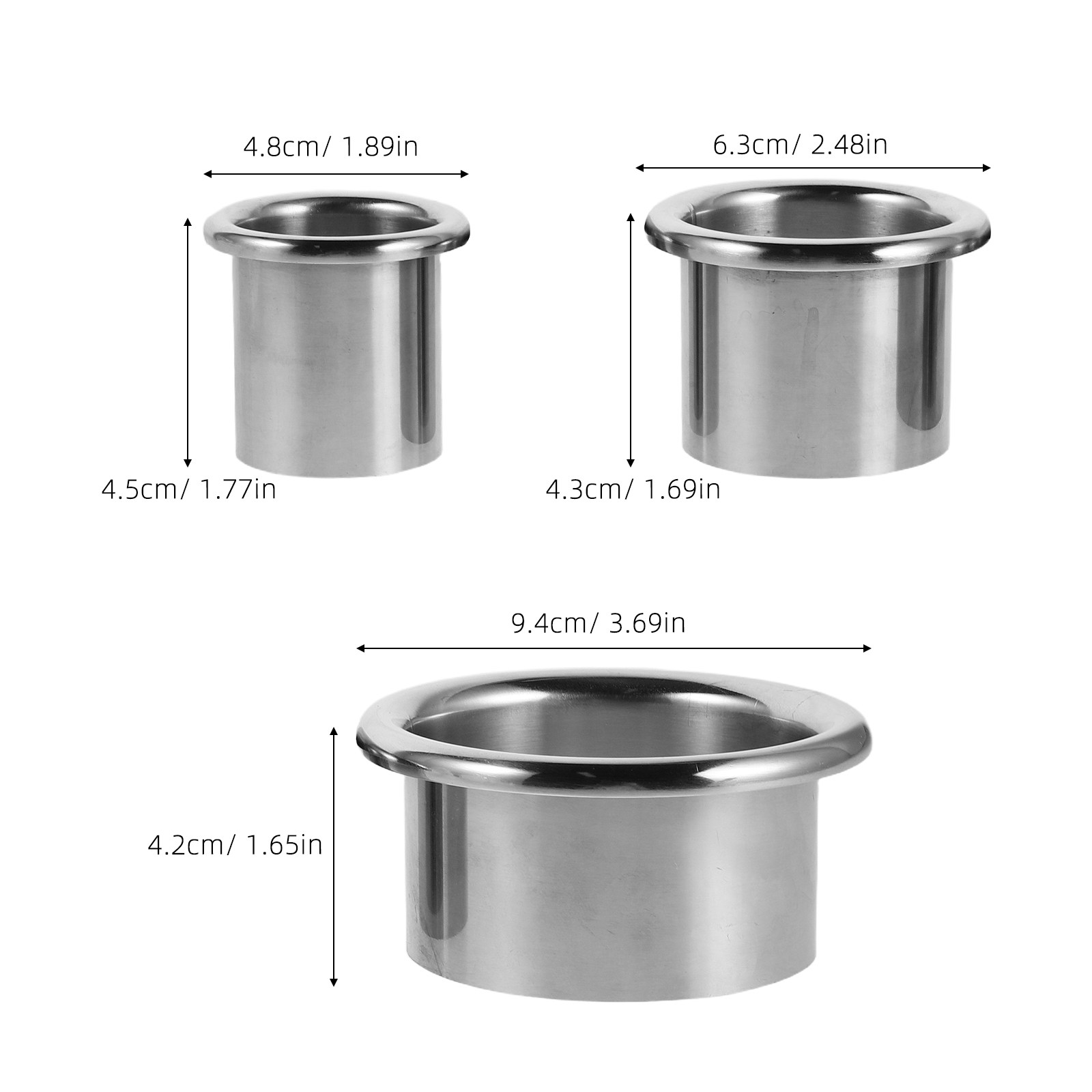 3Pcs Stainless Steel Hair Drye - Home Goods Bathroom Storage recension och pris