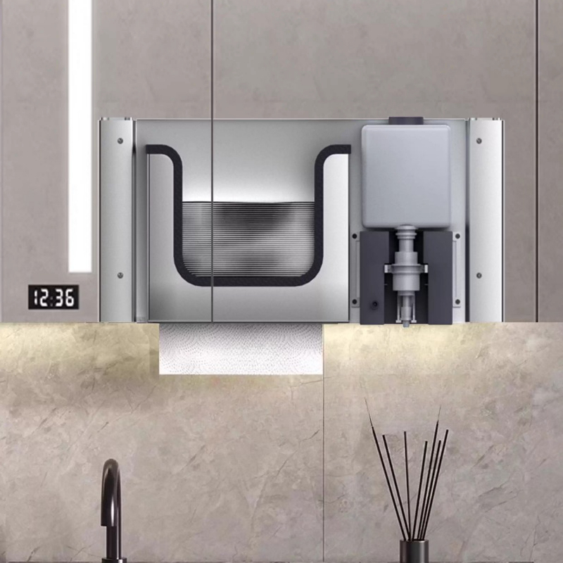 Stainless Steel Hidden Paper T - Home Bathroom Wall Soap Dispenser recension och pris