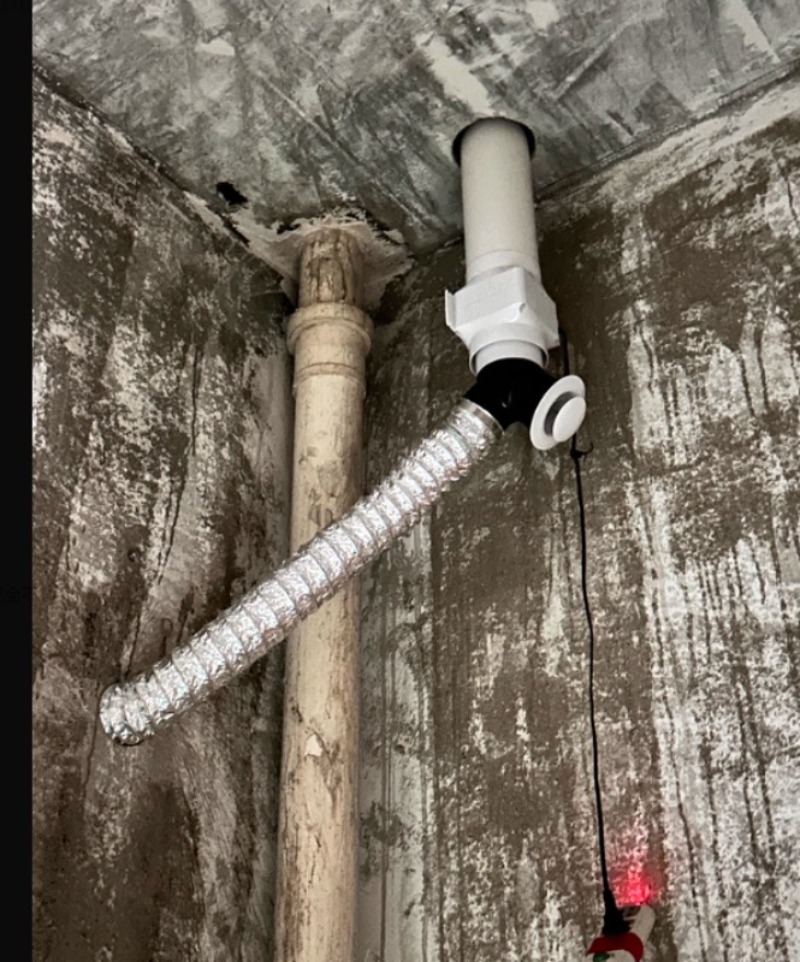 Bathroom Ceiling Exhaust Pipe  - Home Bathroom Fan recension och pris
