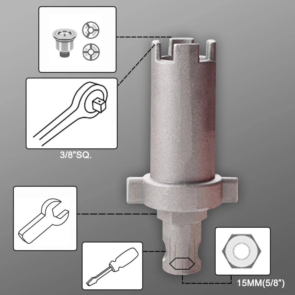 TINSOL Sink Faucet Wrench Anti - Home Bathroom Water Heater recension och pris