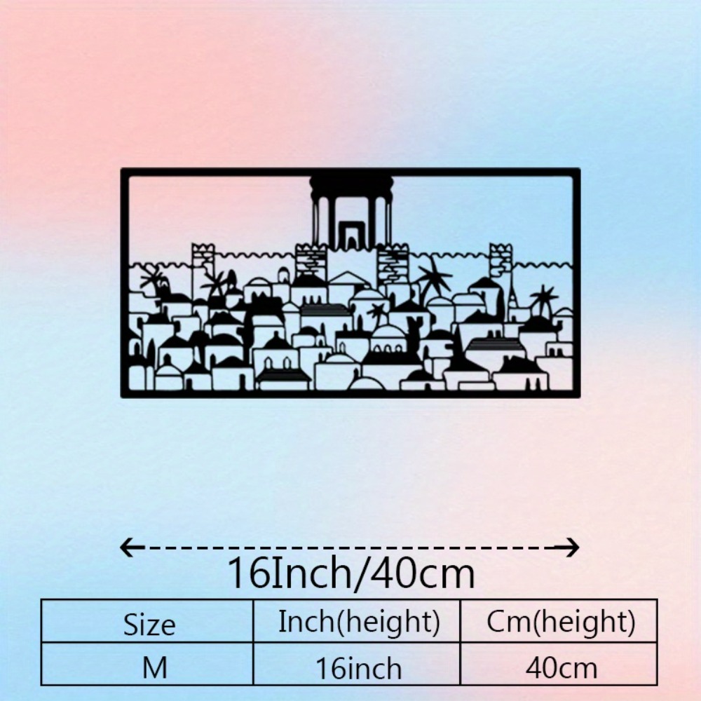 CIFBUY Metal Wall Art Jerusale - Home & Bathroom Building Products Pte Ltd recension och pris